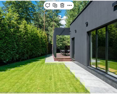 photo jardin de maison