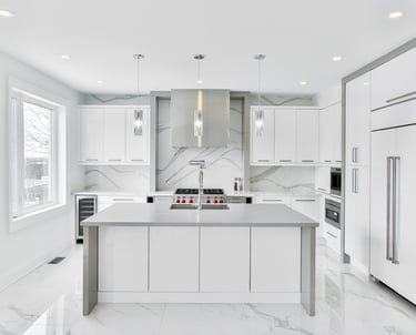 white glossy with 3d design