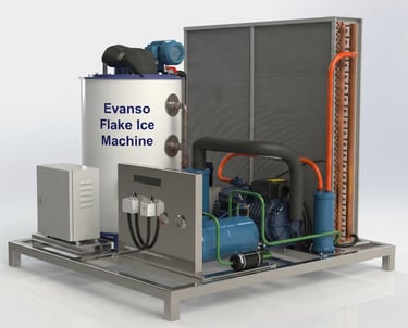 3 ton flake ice machine