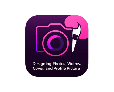 تصميم صور وفيديوهات احترافية، بالإضافة إلى تصميم غلاف وصورة شخصية تعكس هوية علامتك التجارية بشكل جذ