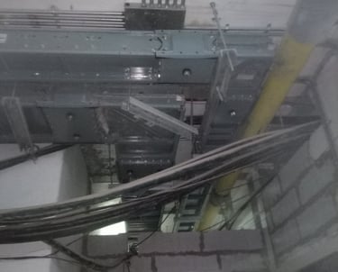 overhead cables