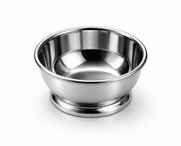 Barber shaving bowl for lather preparation, professional salon shaving accessory