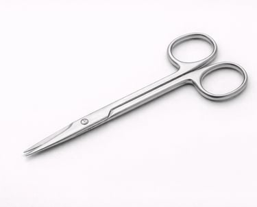 Dental surgical scissors stainless steel tissue cutting tool CE certified