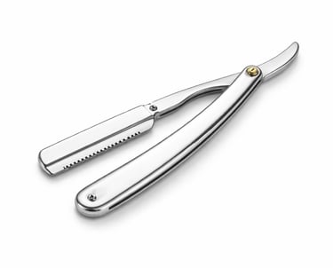 Hair razor for smooth cutting and shaping, professional salon tool