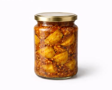 Tangy lemon pickle made with aromatic spices for wholesale distribution
