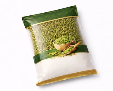 Green mung beans for food applications and wholesale distribution