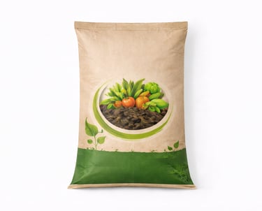 Organic compost for soil improvement and farming use