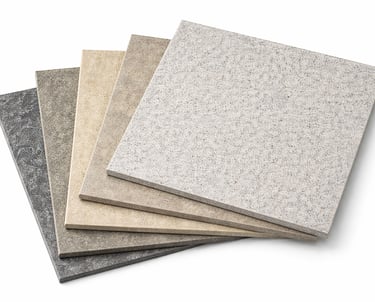 Weather-resistant outdoor tiles for exterior flooring and patios