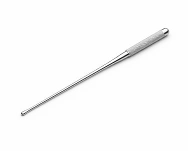stainless steel sinus probe instrument CE certified for sinus tract probing.