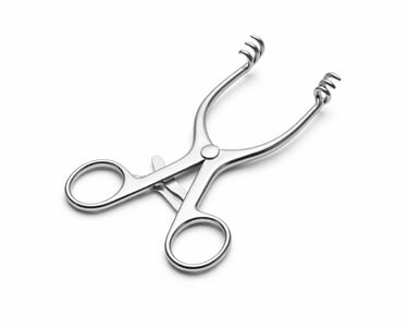 stainless steel Weitlaner retractor instrument CE certified for self retaining retraction.