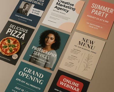 Stock photo of flyers