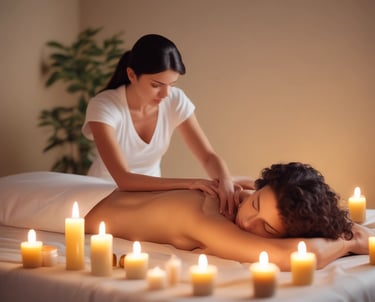 A group of managers participating in a wellness training program.