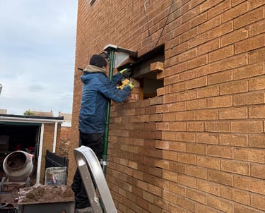 Brickwork repair work completed by CPB Brickwork