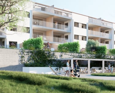 Edifici residencial plurifamiliar a la Costa Brava dissenyat per MATE Studio