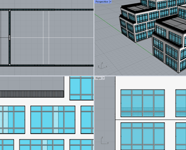architectural drawings for visualizations