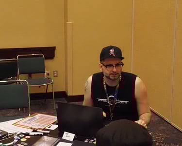 Matt running a game.
