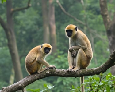 monkey in tree