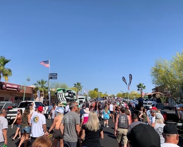 Street party during Desert Storm!