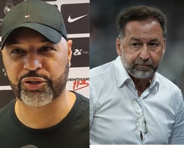 a man in a black shirt and a man in a black shirt