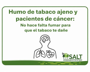 Humo de tabaco ajeno y pacientes de cáncer