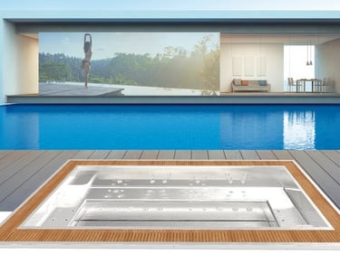 spa inox à débordement