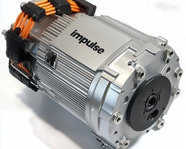 4KW electric traction motor from Impulse Electromotive Nano-3 Micro EV car
