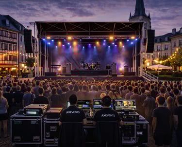 scène concert extérieur nord