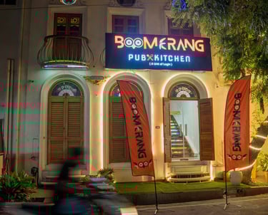 Boomerang Pub & Kitchen, Pondicherry