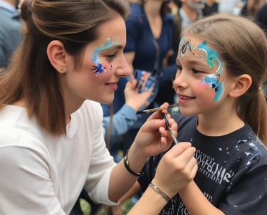 white and black abstract painting