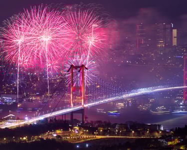 a bridge over a city istanbul