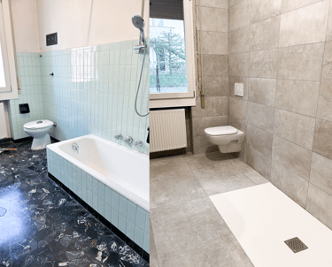 Da vasca a doccia in un giorno lavorativo, regione veneto; province: Venezia, Padova, Treviso