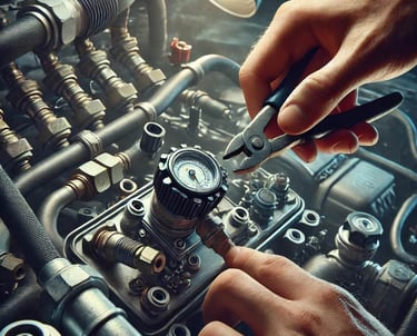 Car AC Pressure Switch Replacement