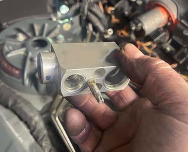 Car AC Expansion Valve Replacement