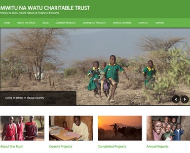 Site en anglais de Mwitu Na Watu Charitable Trust