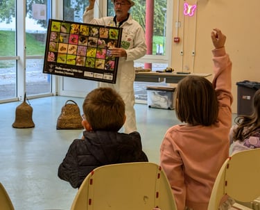 atelier apiculture avec des enfants 5ans