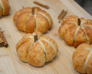Pumpkin bun pumpkiny cinnamon