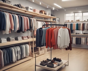 A flat lay image displaying a combination of lifestyle items including books, cosmetic products, and a colorful scarf. The books have minimalist and fashion themes, while the cosmetics feature elegant packaging. A transparent pouch contains a brochure titled 'VEGAN STYLE' that covers topics such as fashion and beauty.