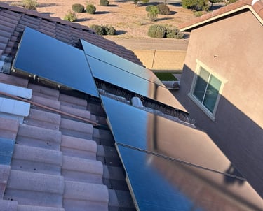 cleaning dirt and poop from solar panels in phoenix arizona