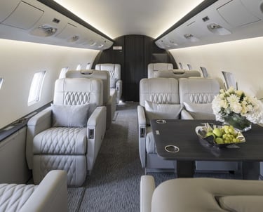 Modern interior cabin of a luxury yacht representing fractional ownership and ethical co-ownership 