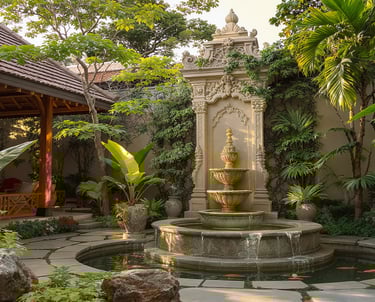 Terracotta vessel with heritage carvings, part of Arcanum’s Relics of Nature collection.