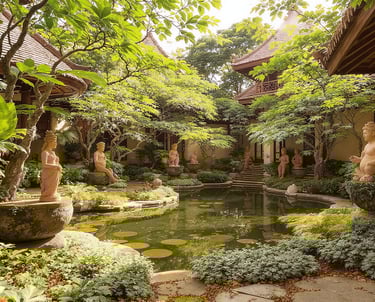 Terracotta vessel with heritage carvings, part of Arcanum’s Relics of Nature collection.