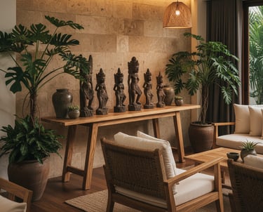 Terracotta vessel with heritage carvings, part of Arcanum’s Relics of Nature collection.