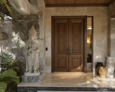 Terracotta vessel with heritage carvings, part of Arcanum’s Relics of Nature collection.