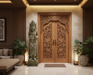 Terracotta vessel with heritage carvings, part of Arcanum’s Relics of Nature collection.