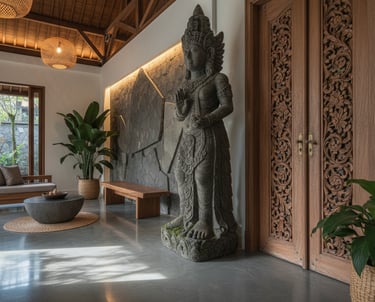 Terracotta vessel with heritage carvings, part of Arcanum’s Relics of Nature collection.