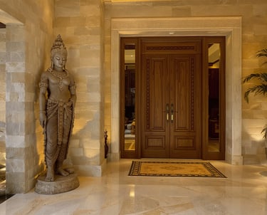 Terracotta vessel with heritage carvings, part of Arcanum’s Relics of Nature collection.