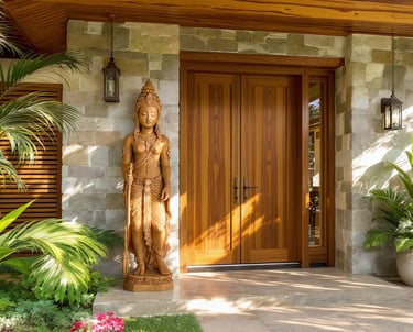 Terracotta vessel with heritage carvings, part of Arcanum’s Relics of Nature collection.