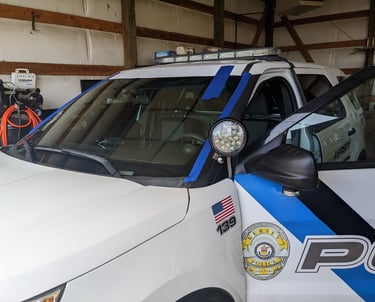 Kersey, CO police dept. windshield Replacement