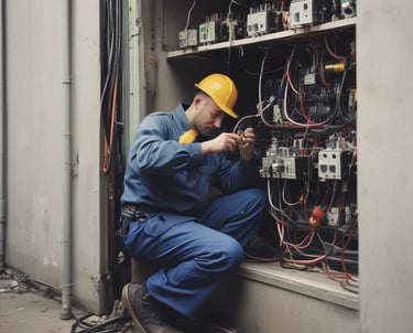 black blue and yellow textile