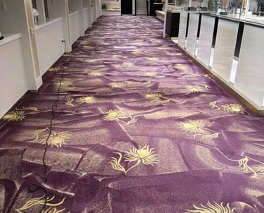 čistenie kobercov suchou metodou proces